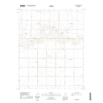 2020 Map of Day Canyon, 2020 Print
