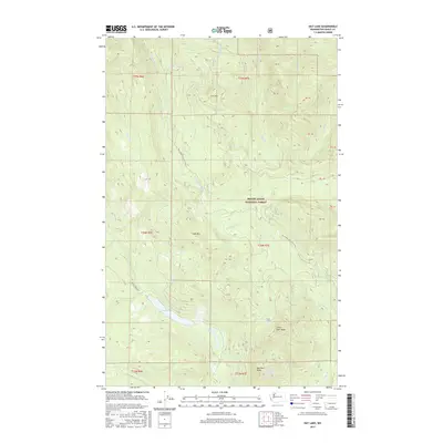 2017 Map of Day Lake, 2017 Print