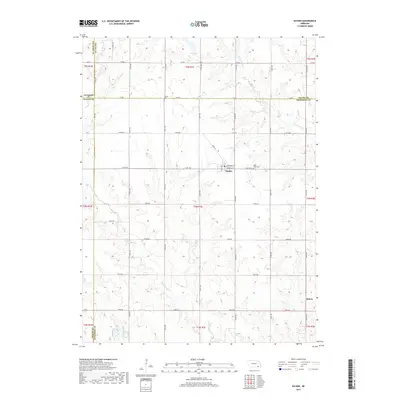 2017 Map of Daykin, 2017 Print