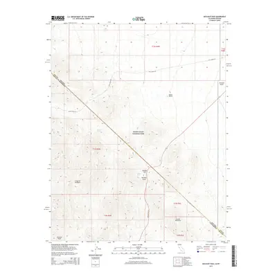2015 Map of Daylight Pass, 2015 Print