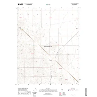 2018 Map of Daylight Pass, 2018 Print