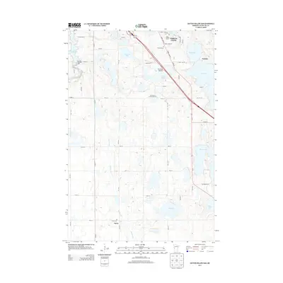 2013 Map of Dayton Hollow Dam, 2013 Print