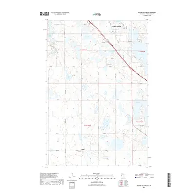 2019 Map of Dayton Hollow Dam, 2019 Print