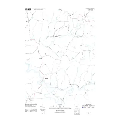 2013 Map of Dayton, 2013 Print