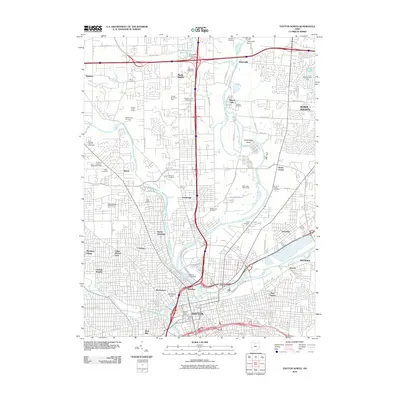2010 Map of Dayton North, 2010 Print