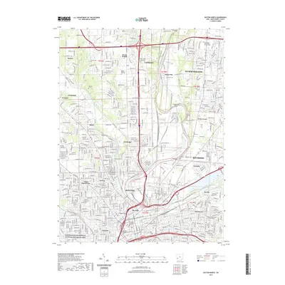2019 Map of Dayton North, 2019 Print