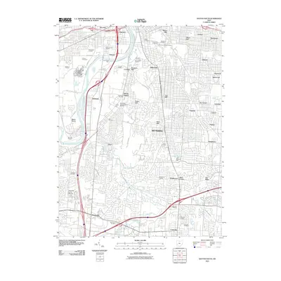 2010 Map of Dayton South, 2010 Print