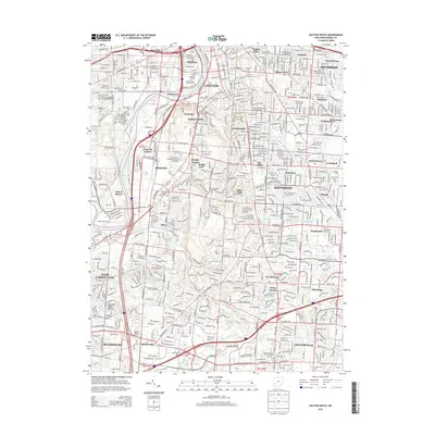 2013 Map of Dayton South, 2013 Print