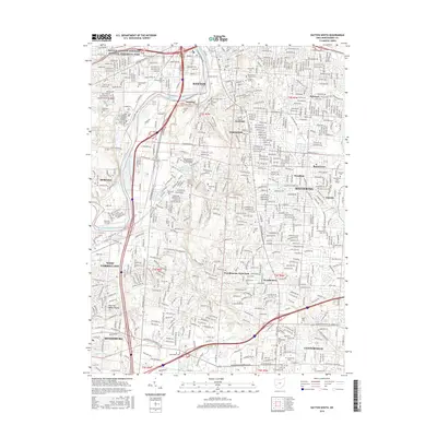 2016 Map of Dayton South, 2016 Print