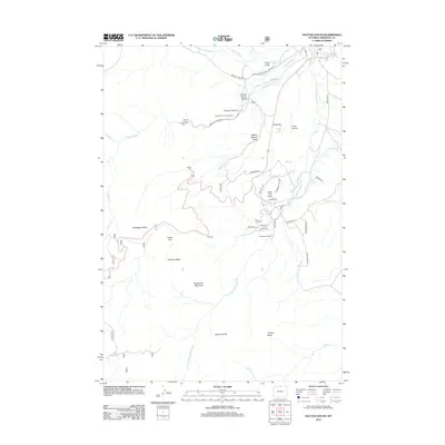 2012 Map of Dayton South, 2012 Print