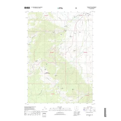 2017 Map of Dayton South, 2017 Print
