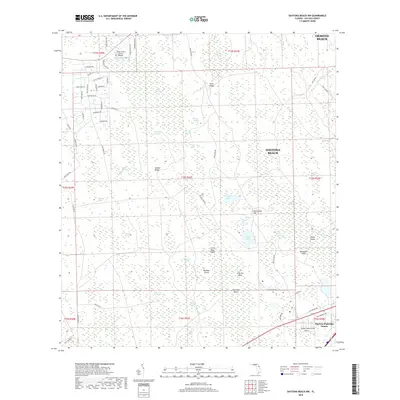 2018 Map of Daytona Beach NW, 2018 Print