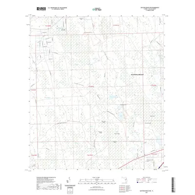 2021 Map of Daytona Beach NW, 2021 Print