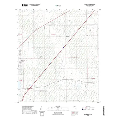 2018 Map of Daytona Beach SW, 2018 Print