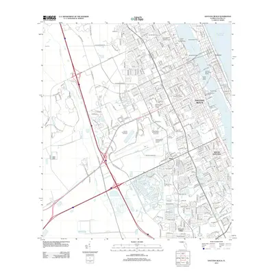 2012 Map of Daytona Beach, 2012 Print