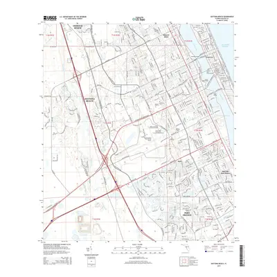 2015 Map of Daytona Beach, 2015 Print