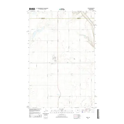 2014 Map of Dazey, 2014 Print