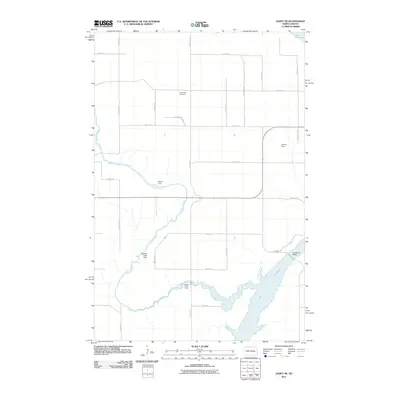 2011 Map of Dazey NE, 2011 Print