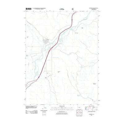 2011 Map of De Beque, 2011 Print
