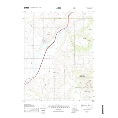 2019 Map of De Beque, 2019 Print