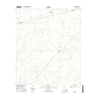 2016 Map of De Berry, 2016 Print