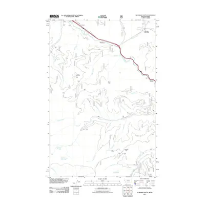 2011 Map of De Borgia South, 2011 Print