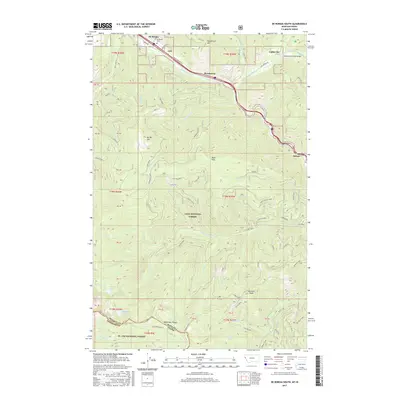 2017 Map of De Borgia South, 2017 Print