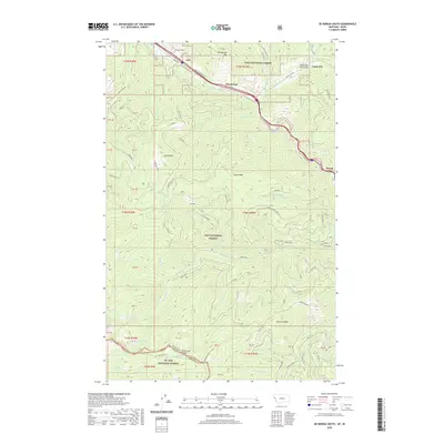 2020 Map of De Borgia South, 2020 Print
