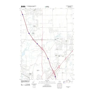 2010 Map of De Forest, 2010 Print