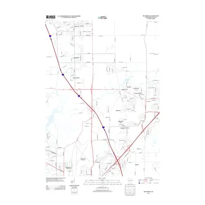 2013 Map of De Forest, 2013 Print