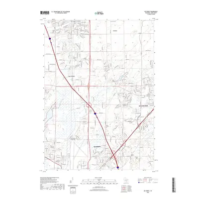 2018 Map of De Forest, 2018 Print