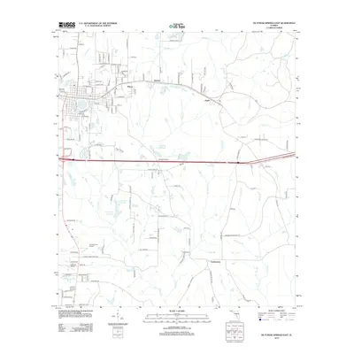 2012 Map of De Funiak Springs East, 2012 Print