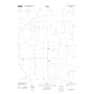 2013 Map of De Gonia Springs, 2013 Print