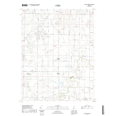 2019 Map of De Gonia Springs, 2019 Print