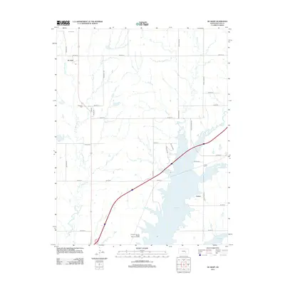 2012 Map of De Graff, 2012 Print