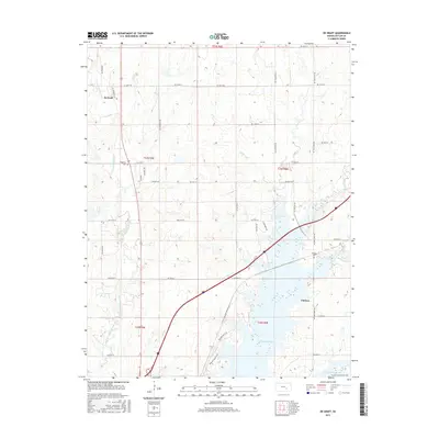 2015 Map of De Graff, 2015 Print