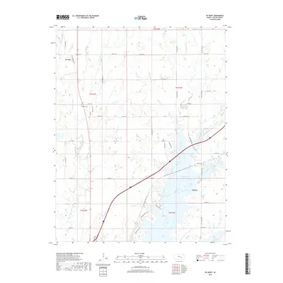 2018 Map of De Graff, 2018 Print