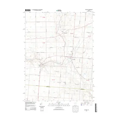 2013 Map of De Graff, 2013 Print