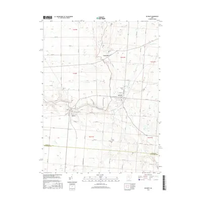 2016 Map of De Graff, 2016 Print