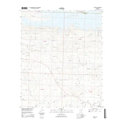 2014 Map of De Gray, 2014 Print