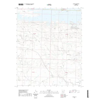 2020 Map of De Gray, 2020 Print
