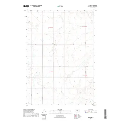2017 Map of De Grey NE, 2017 Print