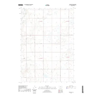 2017 Map of De Grey NW, 2017 Print