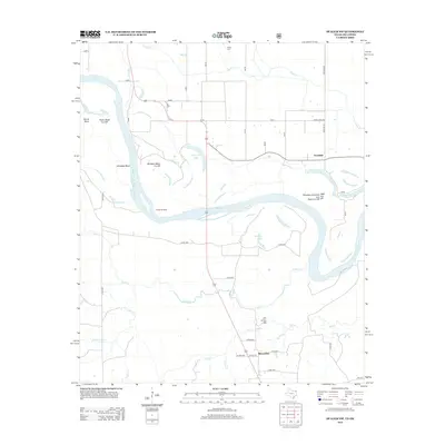 2013 Map of De Kalb NW, 2013 Print