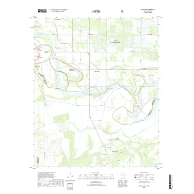 2019 Map of De Kalb NW, 2019 Print