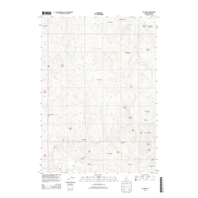 2013 Map of De Lamar, 2013 Print