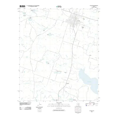 2010 Map of De Leon, 2010 Print