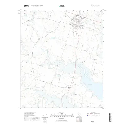 2019 Map of De Leon, 2019 Print