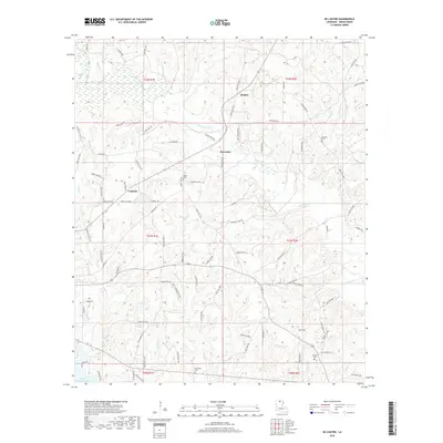 2018 Map of De Loutre, 2018 Print