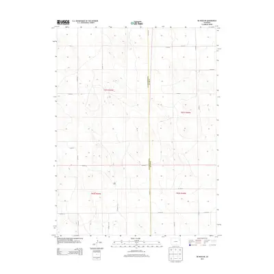 2013 Map of De Nova NE, 2013 Print